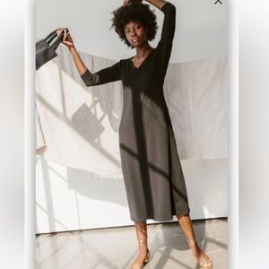 Sonnet James Black Maxi T Shirt Play Dress